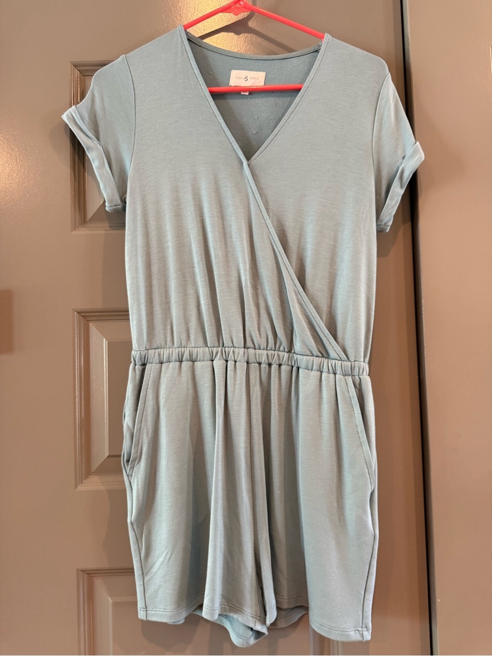 Lou & Grey Seafoam Knit Romper NWOT